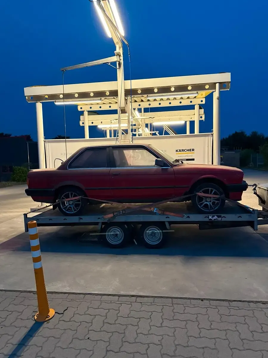 Gebraucht BMW 316 102 PS (75 kW) 1987 Rot Coupé