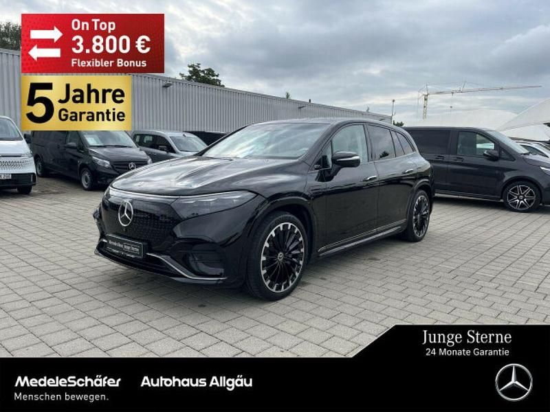 Lack obsidianschwarz (metallic) Gebraucht 2024 Mercedes EQS580 AMG SUV | 107.770 € (Etwas zu teuer) - Bild 1/4