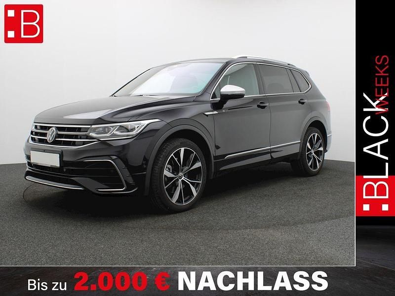 Schwarz Gebraucht 2024 VW Tiguan Allspace R-line SUV | 45.550 € (Etwas zu teuer) - Bild 1/2