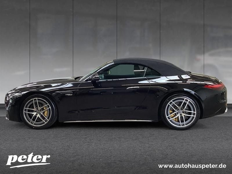 Metalliclack obsidianschwarz Gebraucht 2022 Mercedes SL43 AMG AMG Cabrio | 83.710 € (Etwas zu teuer) - Bild 1/4