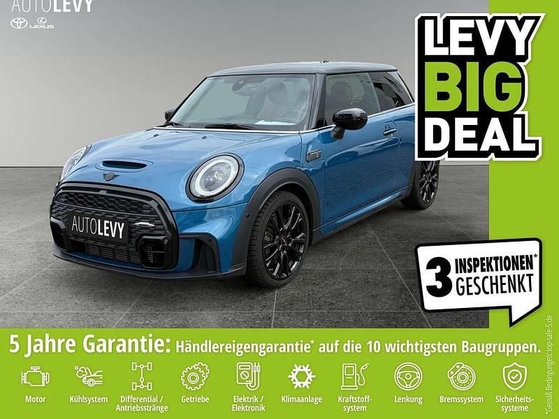 Island blue metallic Gebraucht 2022 Mini John Cooper Works Kleinwagen | 29.490 € (Guter Preis) - Bild 1/4