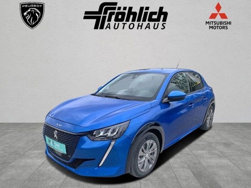 Blau Gebraucht 2021 Peugeot e-208 Allure Kleinwagen | 17.049 € (Fairer Preis) - Bild 1/4