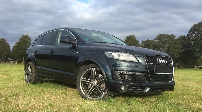 Blau Gebraucht 2009 Audi Q7 S-line plus SUV | 14.000 € (Superpreis) - Bild 1/4