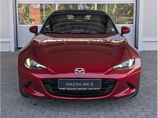 Neu Mazda MX5 Exclusive-Line 132 PS (97 kW) 2025 Soul red crystal m Cabrio