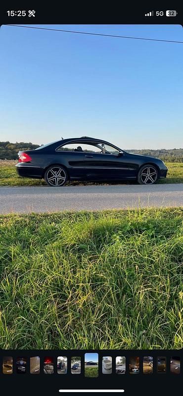 Gebraucht Mercedes CLK220 150 PS (110 kW) 2008 Schwarz Coupé