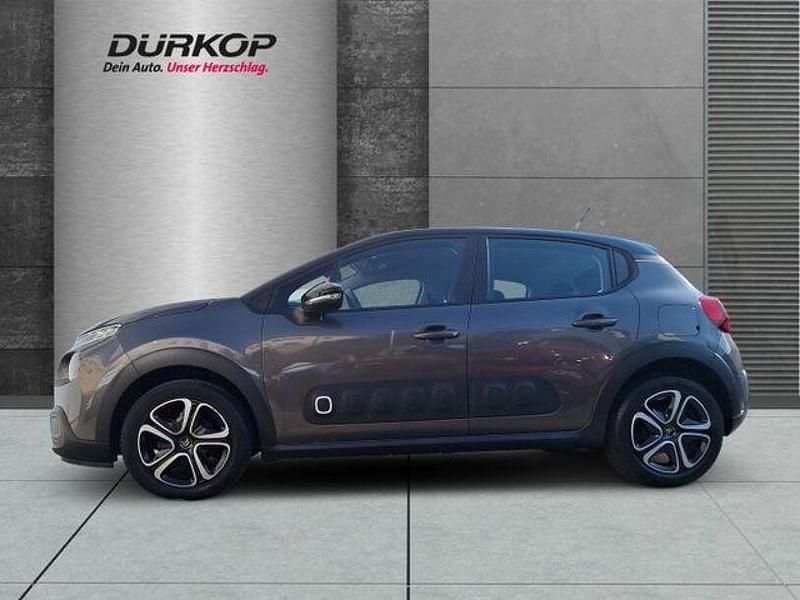 Gebraucht Citroën C3 Feel 82 PS (60 kW) 2018 Lackierung platiniumgrau/meta Kleinwagen