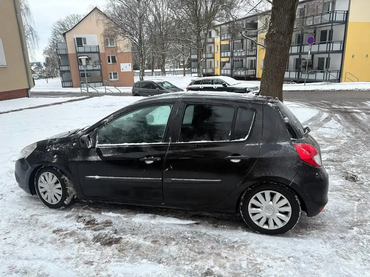 Gebraucht Renault Clio III 2011 Schwarz Kleinwagen