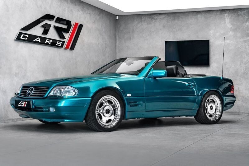 Grün Gebraucht 1997 Mercedes SL500 Cabrio | 32.900 € - Bild 1/4