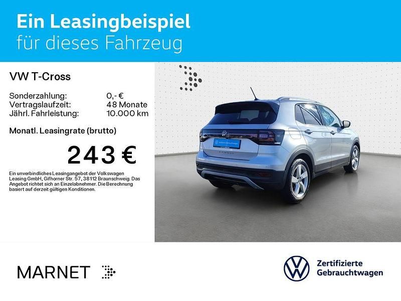 Gebraucht VW T-Cross Style 150 PS (110 kW) 2022 Silber SUV