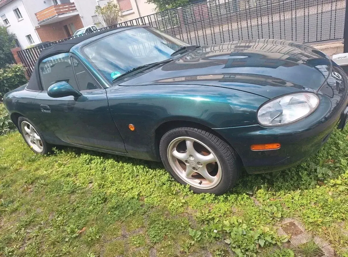 Gebraucht Mazda MX5 110 PS (80 kW) 1998 Grün Cabrio