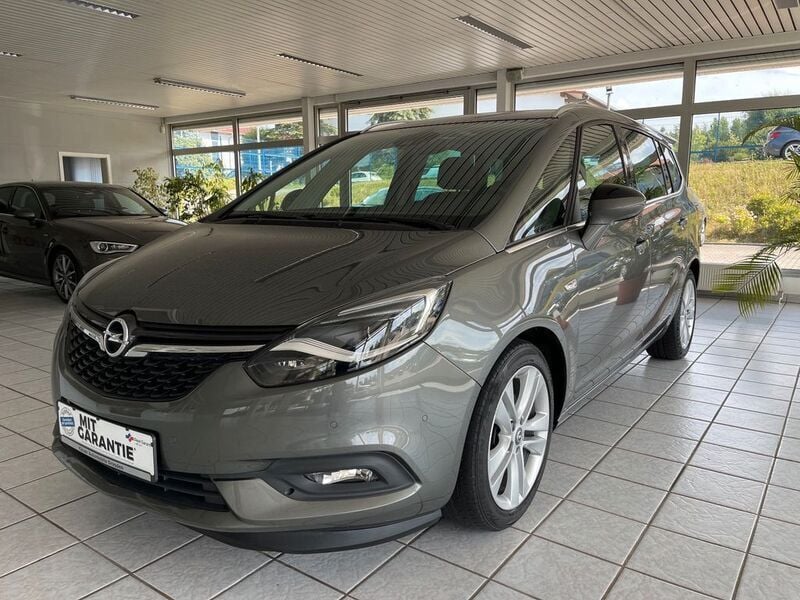 Grau Gebraucht 2018 Opel Zafira Innovation Van / Kleinbus | 16.999 € (Etwas zu teuer) - Bild 1/4