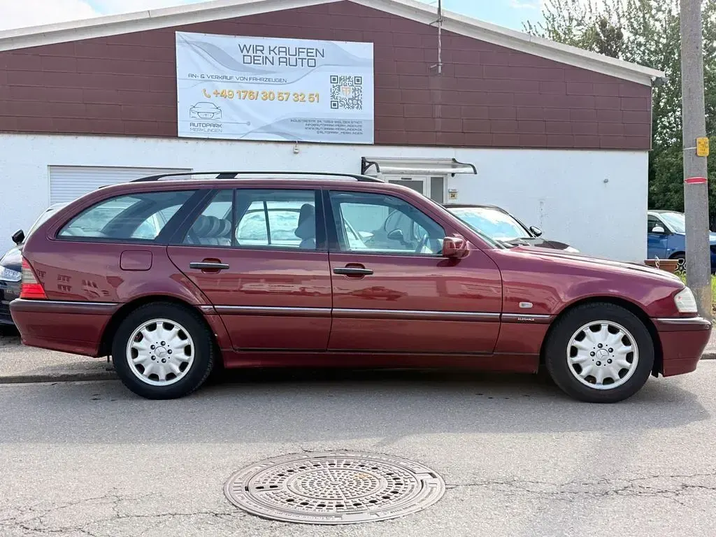 Gebraucht Mercedes C180 Elegance 122 PS (89 kW) 1999 Rot Limousine