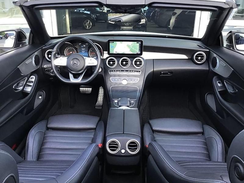 Gebraucht Mercedes C200 AMG line 184 PS (135 kW) 2019 Weiß Cabrio