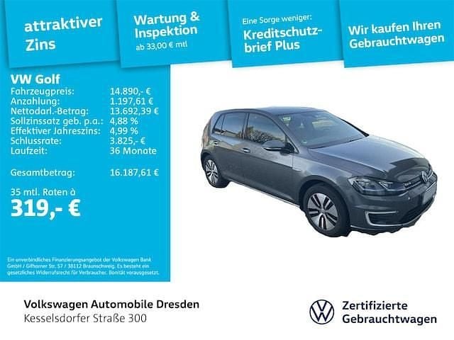 Gebraucht VW e-Golf 100 kW (136 PS) 2020 Kleinwagen
