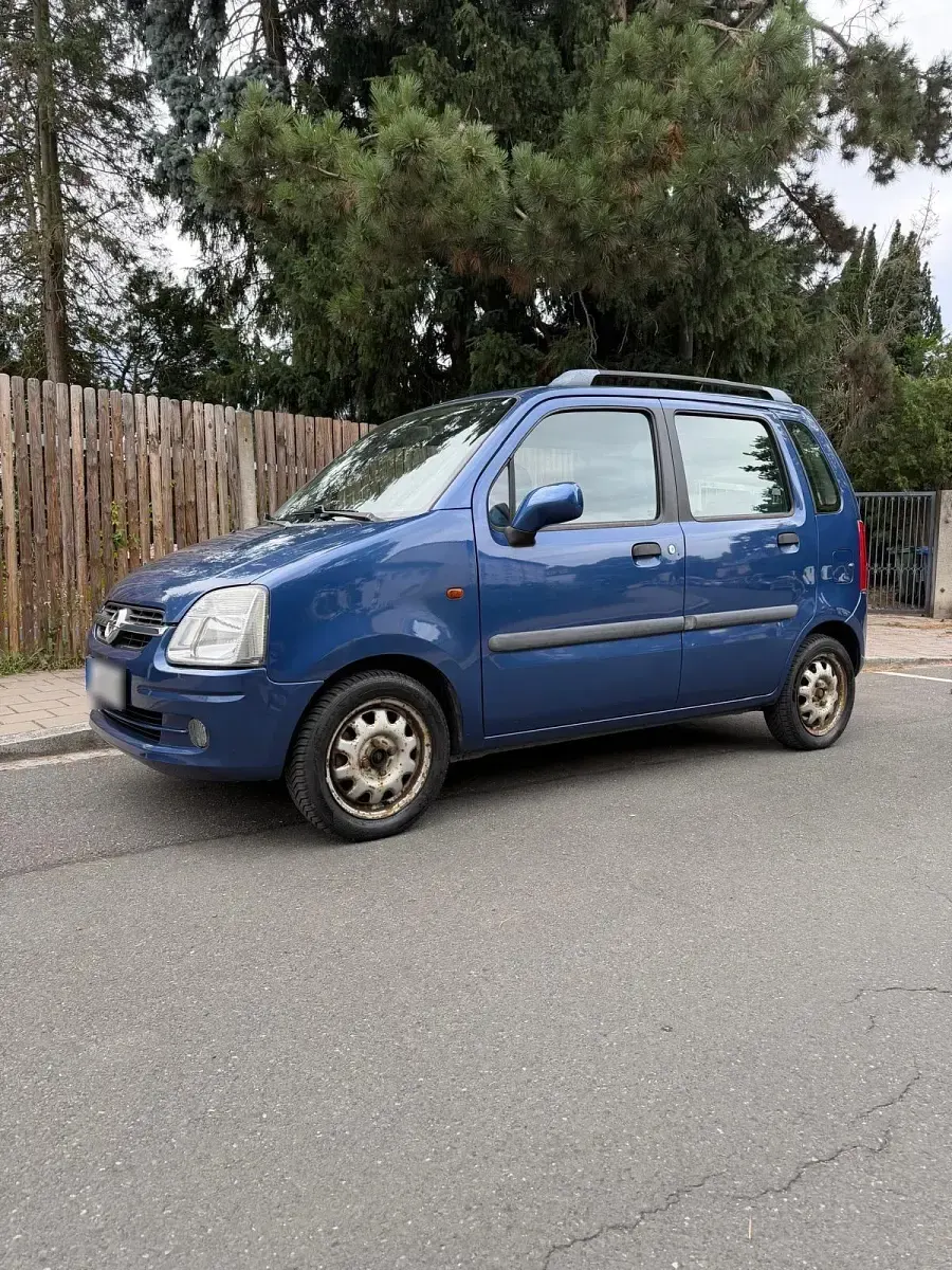 Gebraucht Opel Agila 75 PS (55 kW) 2002 Blau Van / Kleinbus
