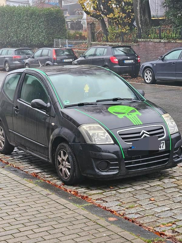 Schwarz Gebraucht 2009 Citroën C2 Kleinwagen | 1.599 € (Fairer Preis) - Bild 1/4