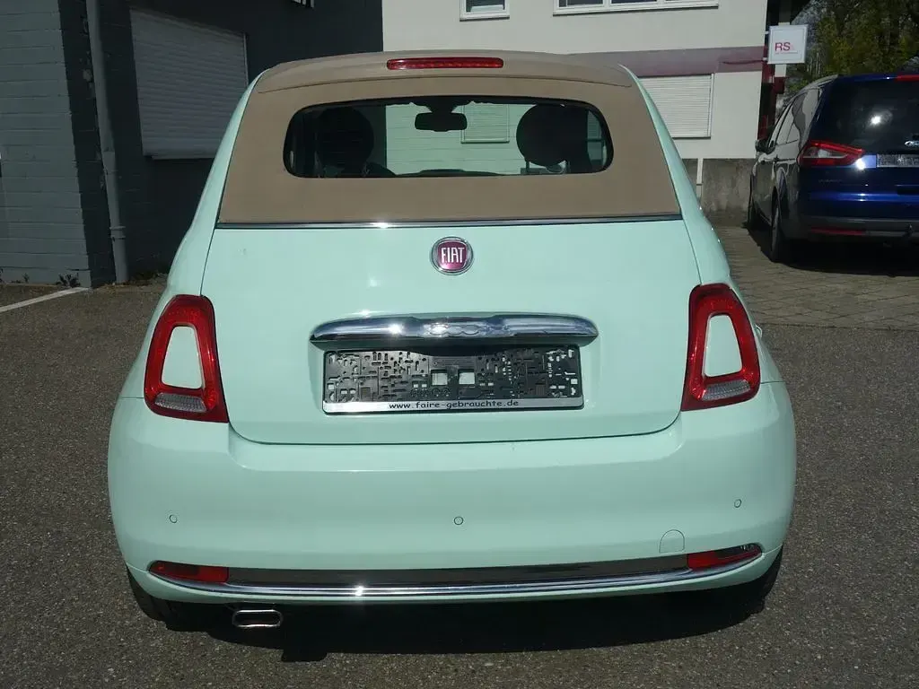 Gebraucht Fiat 500 Lounge 69 PS (50 kW) 2016 Grün Cabrio