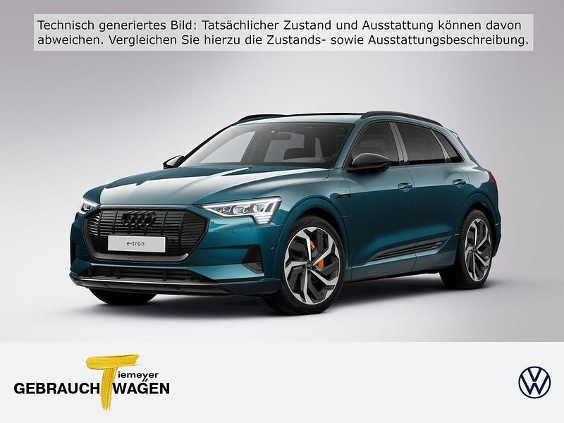 Blau Gebraucht 2022 Audi e-tron Advanced SUV | 41.870 € - Bild 1/4