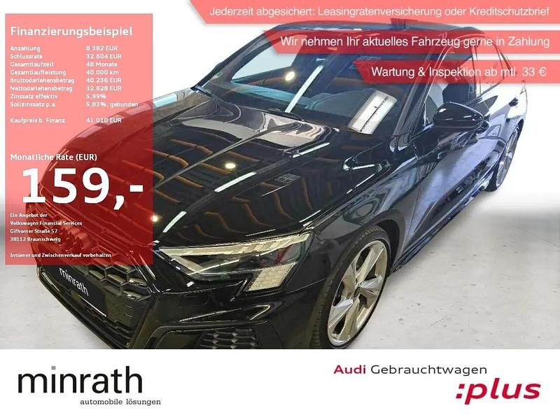 Schwarz Gebraucht 2024 Audi S3 Ambiente Limousine | 41.010 € (Guter Preis) - Bild 1/4
