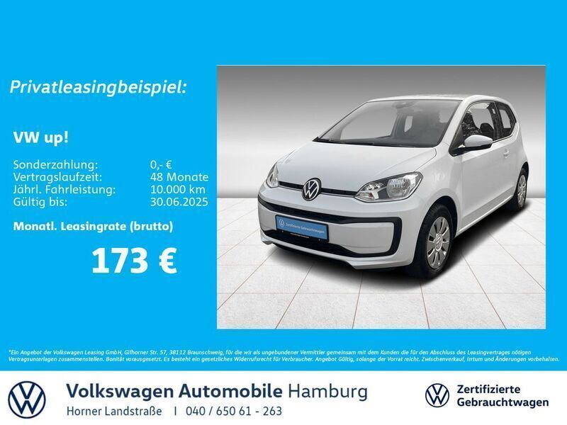 Gebraucht VW up! move up! 65 PS (47 kW) 2020 Pure white Kleinwagen