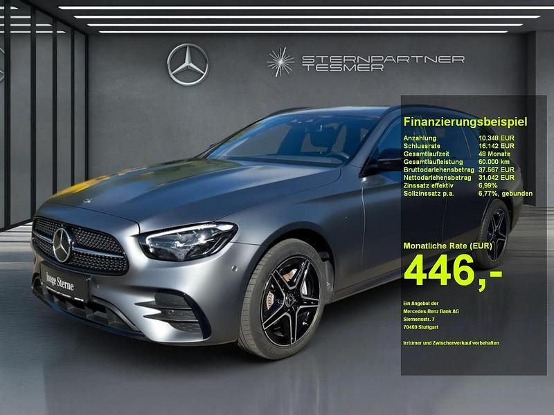 Grau Gebraucht 2022 Mercedes E300 AMG Limousine | 40.590 € (Fairer Preis) - Bild 1/3