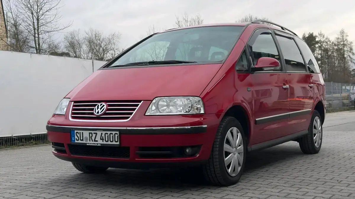 Brugt VW Sharan 140 HK (102 kW) 2008 Rød MPV