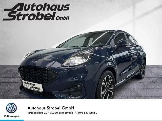 Blazerblau Gebraucht 2022 Ford Puma ST-Line Limousine | 19.990 € (Fairer Preis) - Bild 1/3