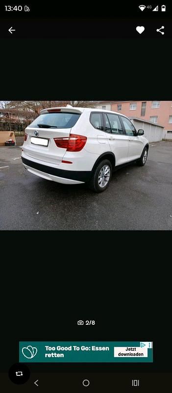 Gebraucht BMW X3 184 PS (135 kW) 2012 Weiß SUV