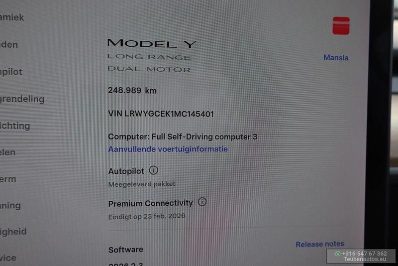 Gebraucht Tesla Model Y Long Range AWD 258 kW (351 PS) 2021 Grau SUV