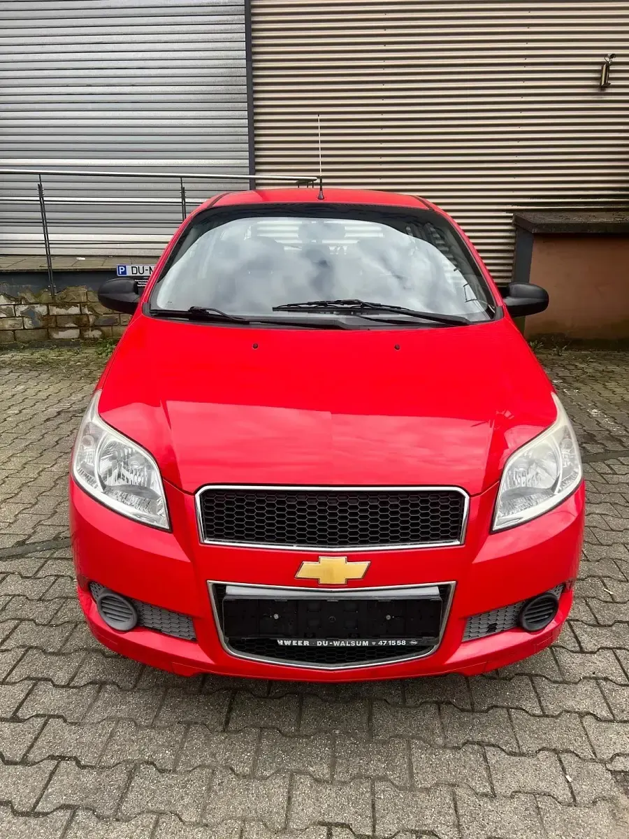 Gebraucht Chevrolet Aveo 2009 Rot Kleinwagen