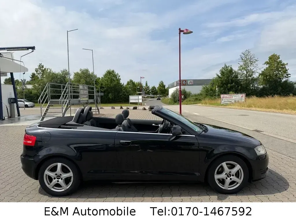 Gebraucht Audi A3 Cabriolet Ambition 160 PS (117 kW) 2008 Schwarz Cabrio