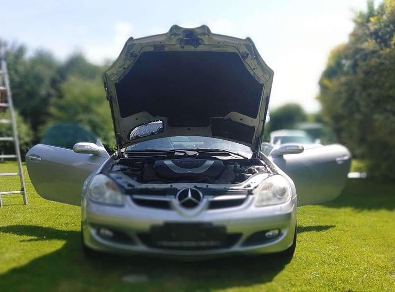 Gebraucht Mercedes SLK350 272 PS (200 kW) 2004 Iridiumsilber (775u) Cabrio