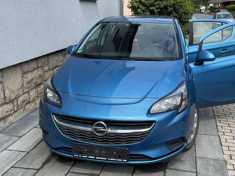 Blau Gebraucht 2017 Opel Corsa Limousine | 6.999 € (Fairer Preis) - Bild 1/4