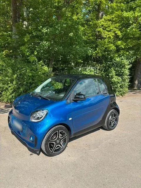 Gebraucht Smart ForTwo Coupé Pulse 60 kW (82 PS) 2020 Blau Kleinwagen