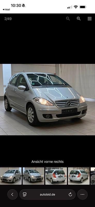 Gebraucht Mercedes A170 116 PS (85 kW) 2005 Silber Kleinwagen