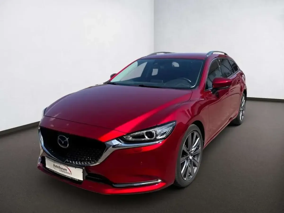Gebraucht Mazda 6 Sports-Line 194 PS (142 kW) 2019 Rot soul red crystal m Kombi