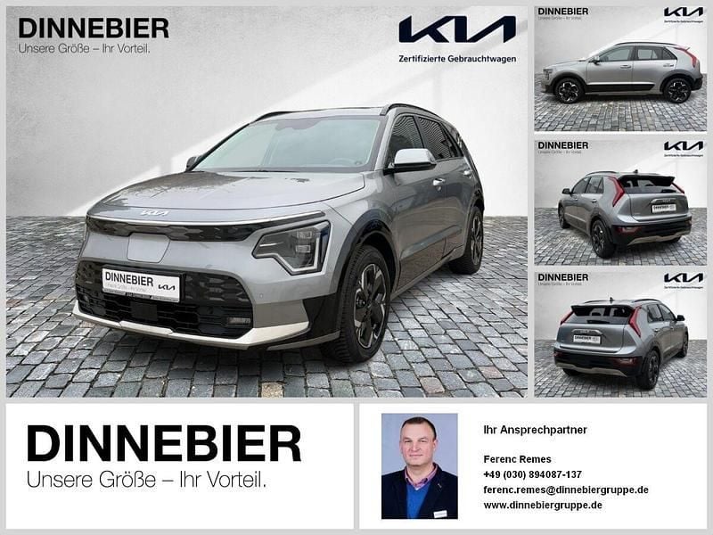 Grau (metallic) Gebraucht 2024 Kia e-Niro Inspiration SUV | 33.799 € (Fairer Preis) - Bild 1/4