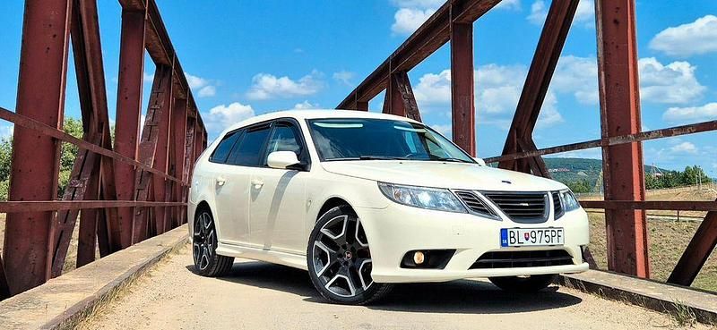 Weiß Gebraucht 2008 Saab 9-3 Linear Kombi | 7.500 € (Teuer) - Bild 1/4