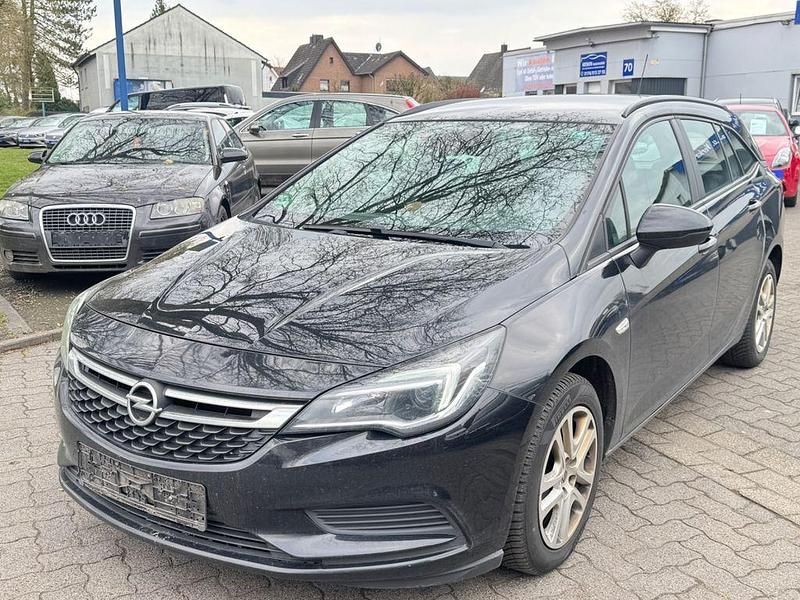 Gebraucht Opel Astra Edition 110 PS (80 kW) 2017 Schwarz Kombi