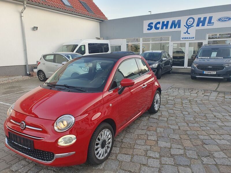 Rot Gebraucht 2018 Fiat 500C Cabrio | 13.680 € (Fairer Preis) - Bild 1/4