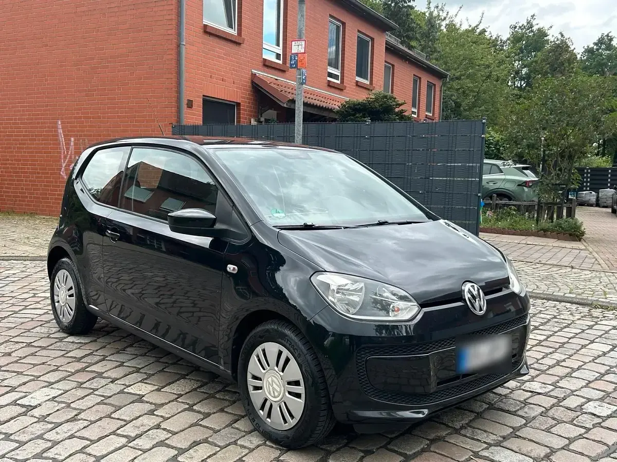 Gebraucht VW up! 60 PS (44 kW) 2013 Schwarz Kleinwagen