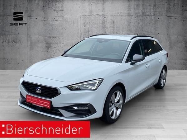 Weiß (nevada weiß metallic) Gebraucht 2024 Seat Leon FR Kombi | 28.949 € (Fairer Preis) - Bild 1/4