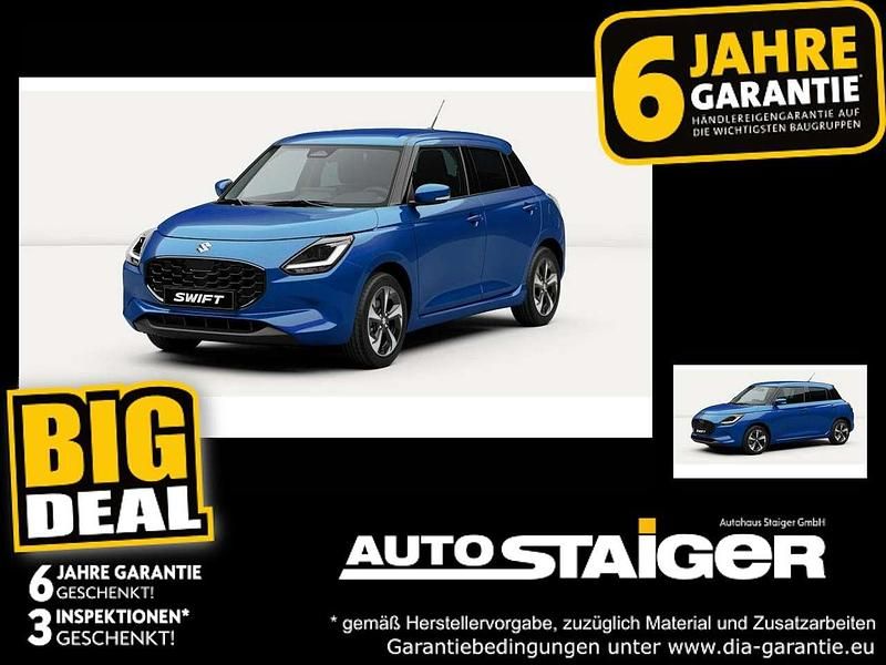 Neu Suzuki Swift Comfort 83 PS (61 kW) 2025 Frontier blue pearl metallic Kleinwagen