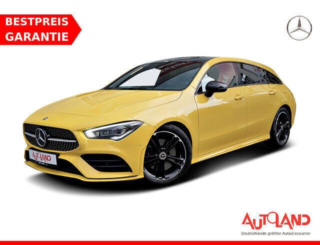 Sonnengelb uni Gebraucht 2019 Mercedes CLA220 AMG Limousine | 28.990 € (Etwas zu teuer) - Bild 1/4