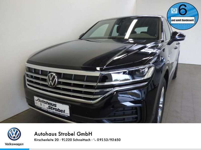 Deep black perleffekt Gebraucht 2021 VW Touareg R-line SUV | 51.990 € (Fairer Preis) - Bild 1/3