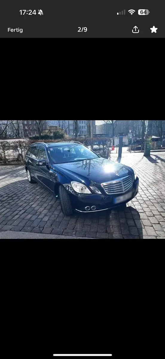Usata Mercedes E200 184 CV (135 kW) 2010 Nero Station wagon