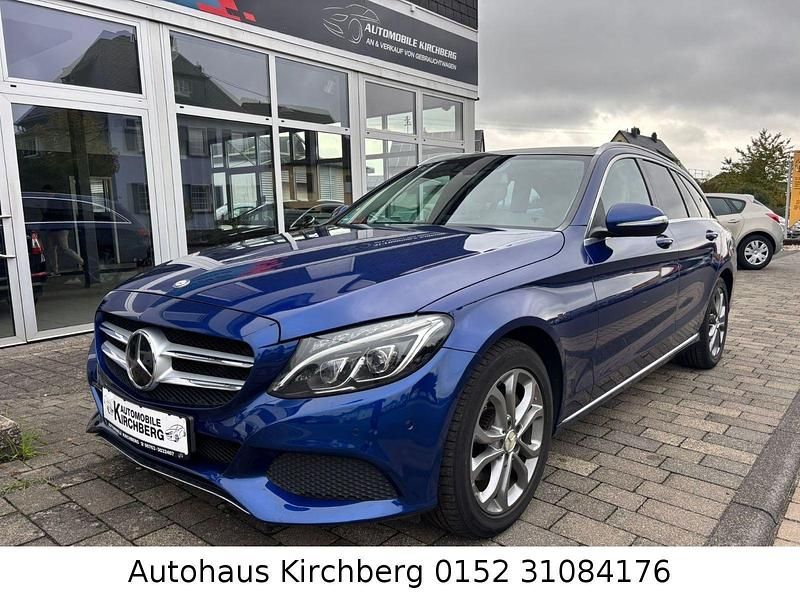 Blau Gebraucht 2014 Mercedes C220 Kombi | 12.900 € (Guter Preis) - Bild 1/4