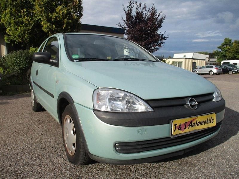 Grün Gebraucht 2002 Opel Corsa Kleinwagen | 399 € (Superpreis) - Bild 1/4