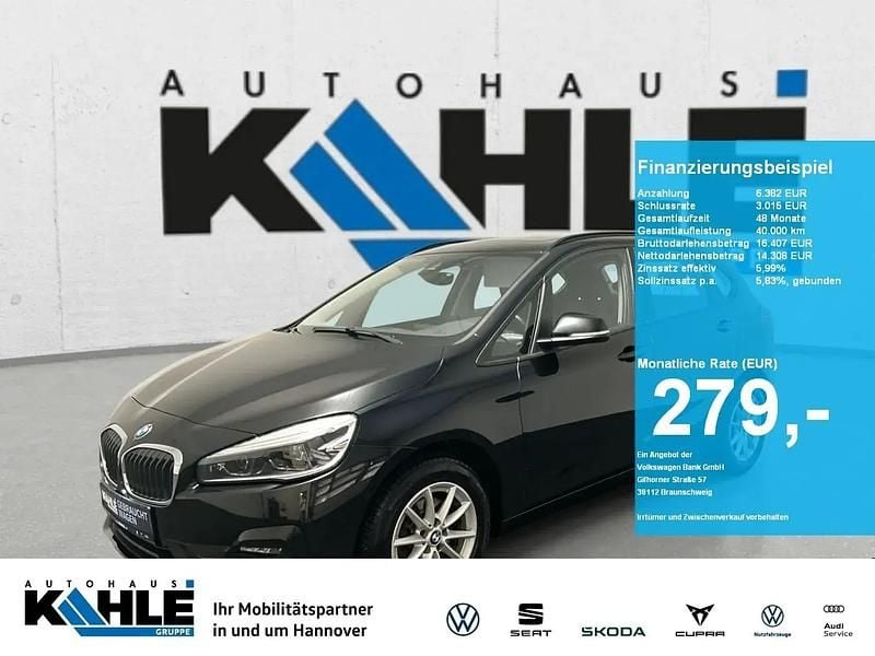 Schwarz Gebraucht 2019 BMW 218 Active Tourer Advantage Van / Kleinbus | 16.990 € (Fairer Preis) - Bild 1/4