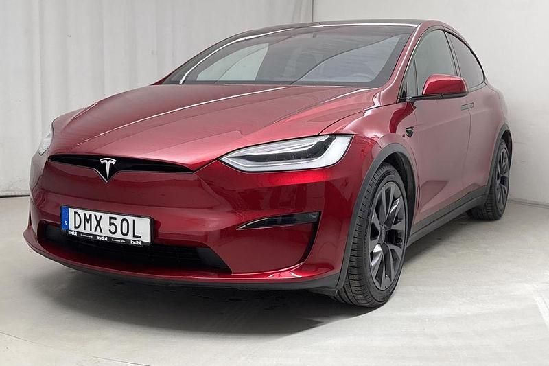 Gebraucht Tesla Model X Long Range AWD 492 kW (670 PS) 2023 Rot SUV